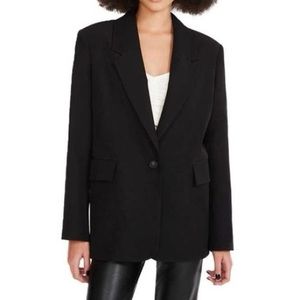 Steve Madden Women’s Oversized Classic Blazer - Size SM, Black